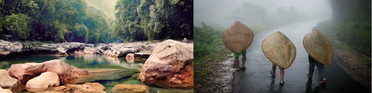 Cherrapunji & Mawsynram